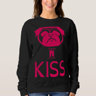 Pugs. Pug en Kiss - hondenkussen - xoxo - puglove Trui