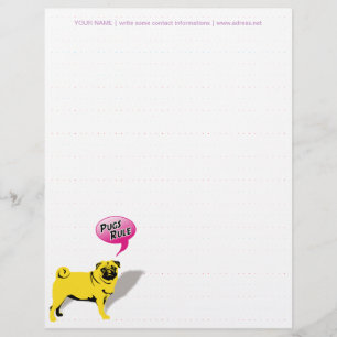 Pugs Rule Letterhead