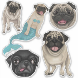 Pugs Sticker