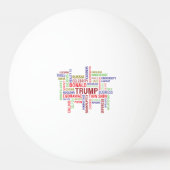 Pugs tegen Trump Pingpongballen (Achterkant)