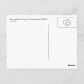 Pugs van Drumpellier Briefkaart (Achterkant)