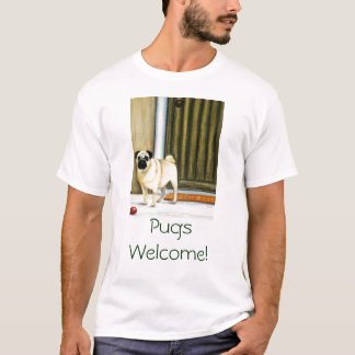 Pugs Welkom! T-shirt