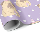 Pugs Wrapping Paper Cadeaupapier (Rol Hoek)