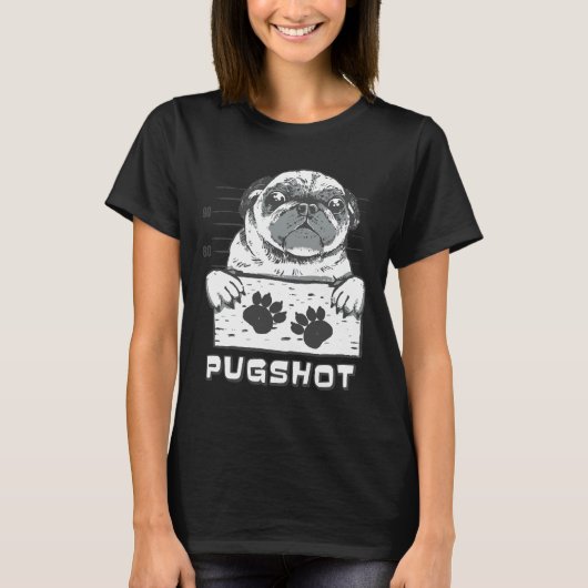 Pugshot un Carlin Mugshot Essential T-shirt 574 (Devant)