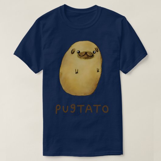 Pugtato T-shirt (Design voorkant)