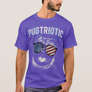 Pugtriotic Patriotic Pug U T-shirt