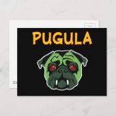 Pugula de Vampire Dog Briefkaart (Voorkant / Achterkant)