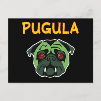 Pugula de Vampire Dog Briefkaart
