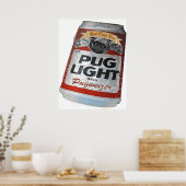 Pugweizer Light Beer Poster (Keuken)