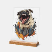Pugzilla Attaque � Drôle de Chien Monstre (Angle)