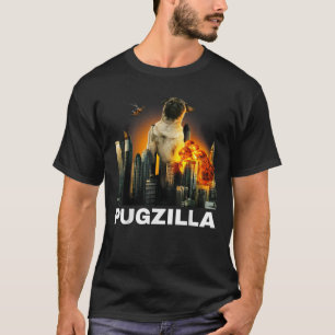 PUGZILLA Funny Pug Tshirt voor Hondenliefhebbers n