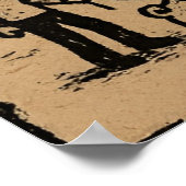 Pugzilla Poster – Cute Pug Monster Illustration (Coin)