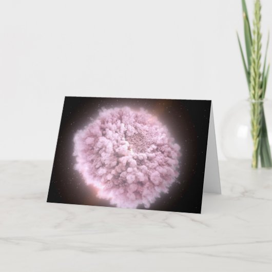 puinwolk van twee neutronensterren kaart (Voorkant)