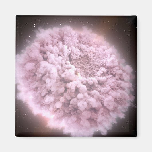 puinwolk van twee neutronensterren magneet (Voorkant)