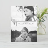 Puis et maintenant 2 Faire-part de diplôme photo (Debout devant)