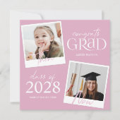 Puis Et Maintenant | 2 Faire-part d'obtention d'un (Devant)