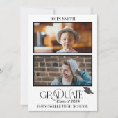 Puis Et Maintenant Deux Faire-part De Diplôme Phot (Devant)