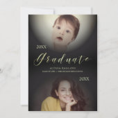 Puis et maintenant Faire-part de diplômé en photo (Devant)