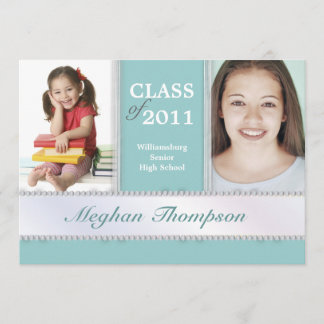 Puis et maintenant Faire-part de graduation photo