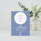 Puis il y avait 3 cartes de naissance de bébé. (Debout devant)