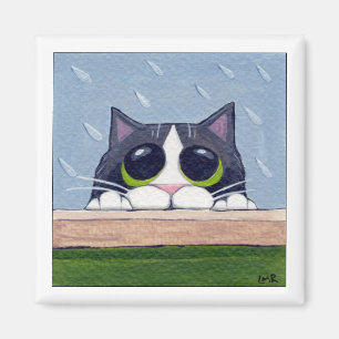 Puis-Je Arriver ? - Aimant de chat