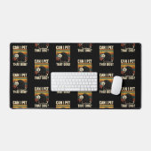 Puis-je caresser ce chien opossum drôle design de (Clavier et souris)