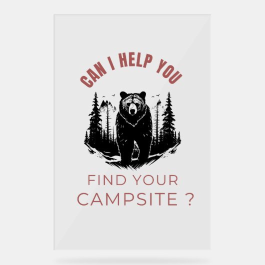Puis-Je Vous Aider À Trouver Votre Camping ? - Fun (Recto)