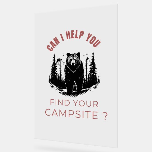 Puis-Je Vous Aider À Trouver Votre Camping ? - Fun (Angle)