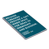 Puisque carnet de notes à spirale d'idées (Côté Droit)