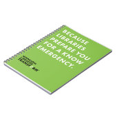 Puisque connaissez le carnet de notes à spirale de (Côté gauche)