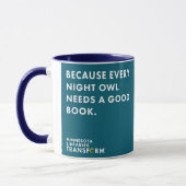 Puisque tasse turquoise de couche-tard (Gauche)