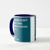 Puisque tasse turquoise de couche-tard (Devant gauche)