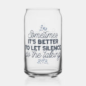 Puissance du silence - Citation inspirante (Verso)