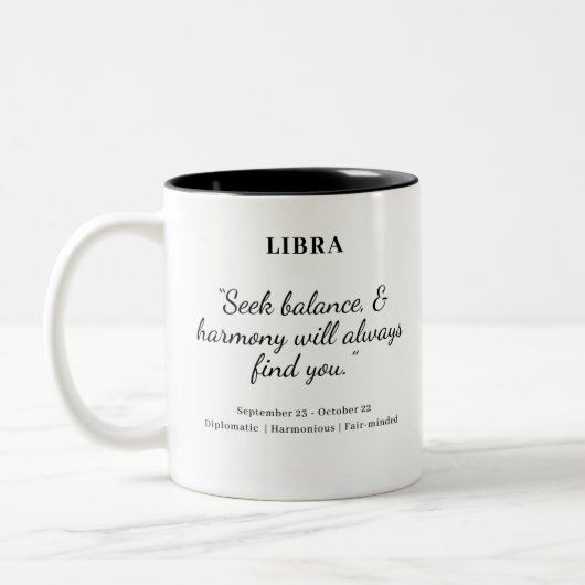 Puissance étoilée : Mug d'astrologie de la bibliot (Gauche)
