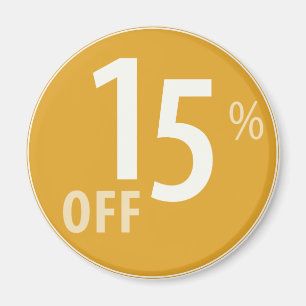 Puissant 15% DE BON VOYAGE - Magnet