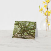 Puissant Chêne Angel Penser De Vous Carte (Fleur jaune)