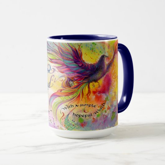 Puissant Dieu/Vent Mug (Devant droit)