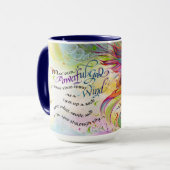 Puissant Dieu/Vent Mug (Devant gauche)