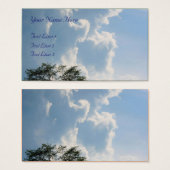 Puissant nuages blancs Nature (Devant & derrière)