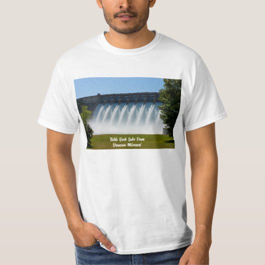 Puissant T-shirt du barrage Rock Table (Devant)
