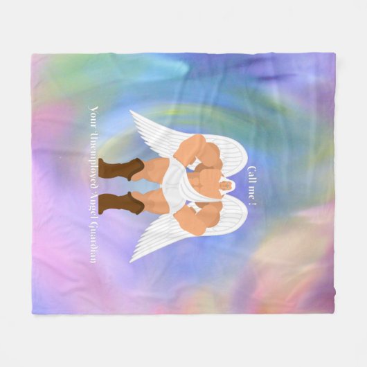 Puissante couverture en toison de l'arc-en-ciel du (Devant (Horizontal))