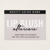 Puissante Crème Lavée Lève Après Soin Carte d'Inst (Devant)