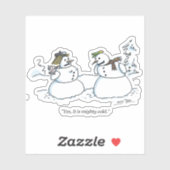 Puissante étiquette froide (Feuille)