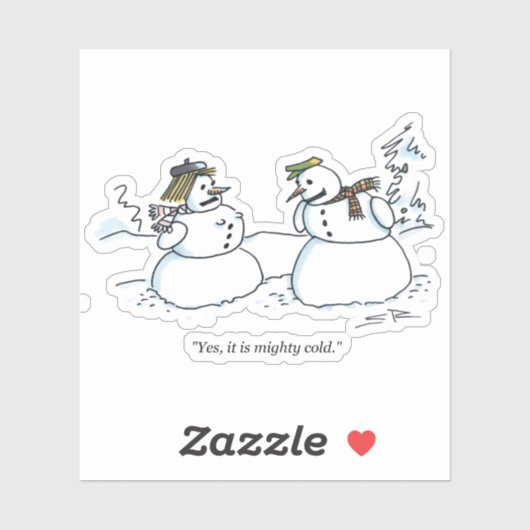 Puissante étiquette froide (Feuille)