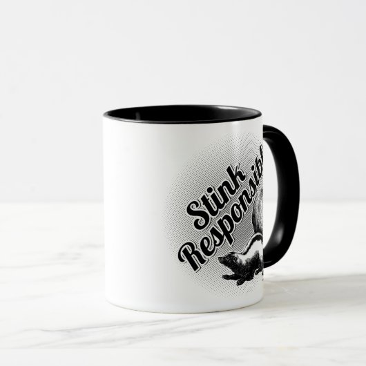 Puisse de manière responsable Mug (Devant droit)