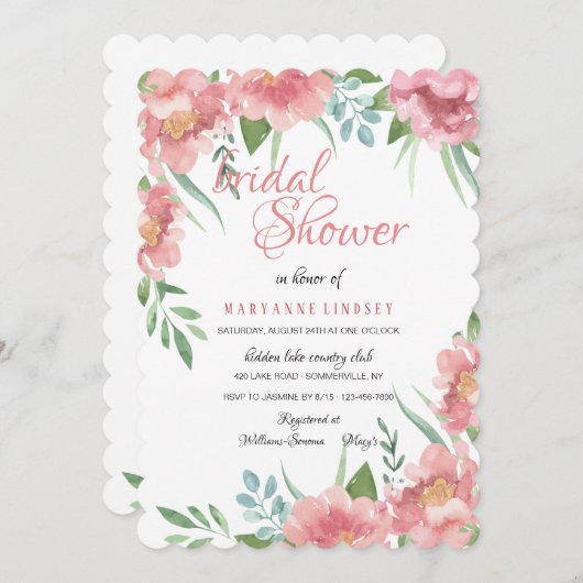 Puisse fleurir #2 Invitation (Devant / Derrière)