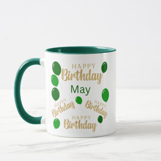 Puisse joyeux anniversaire Mug (Gauche)