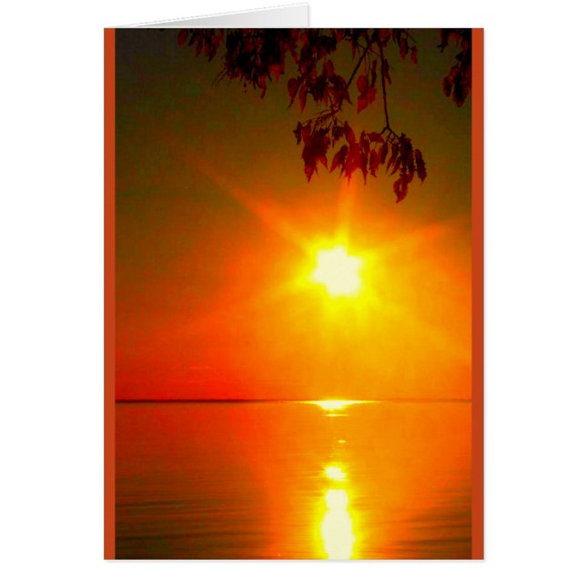 Puisse la lumière de Dieu briller sur votre carte  (Devant)