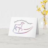 Puisse la Route se lever avec des cartes de voeux  (Fleur jaune)