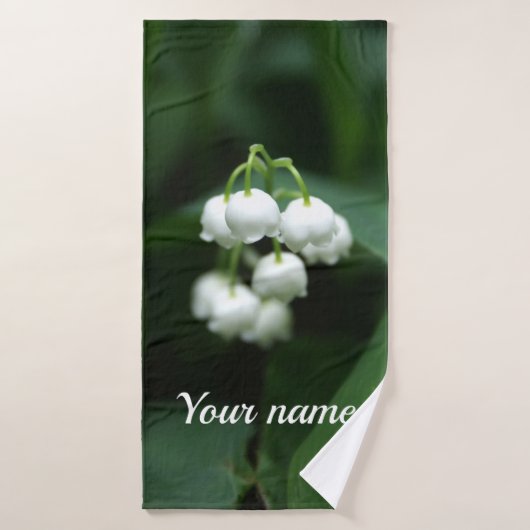 Puissent des lis blancs (Serviette de bain)